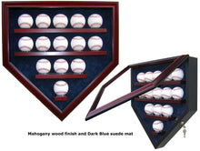 Load image into Gallery viewer, 14 Baseball Homeplate Shaped Display Case