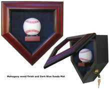 Load image into Gallery viewer, 1 Baseball Homeplate Shaped Display Case