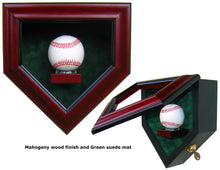 Load image into Gallery viewer, 1 Baseball Homeplate Shaped Display Case