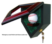 Load image into Gallery viewer, 1 Baseball Homeplate Shaped Display Case
