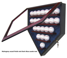 Load image into Gallery viewer, 23 Baseball Homeplate Shaped Display Case