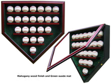 Load image into Gallery viewer, 23 Baseball Homeplate Shaped Display Case