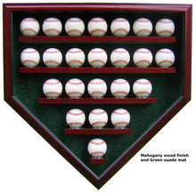 Load image into Gallery viewer, 23 Baseball Homeplate Shaped Display Case