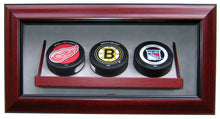 Load image into Gallery viewer, 3 Hockey Puck Display Case