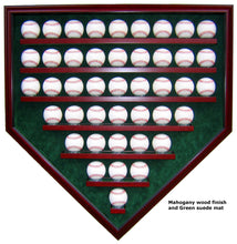 Load image into Gallery viewer, 43 Baseball Homeplate Shaped Display Case