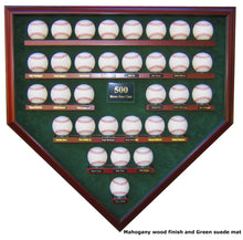 Load image into Gallery viewer, 500 Home Run Club Baseball Homeplate Shaped Display Case