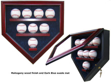 Load image into Gallery viewer, 8 Baseball Homeplate Shaped Display Case