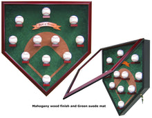 Load image into Gallery viewer, My Field of Dreams "Modern Day Version" Homeplate Shaped Display Case