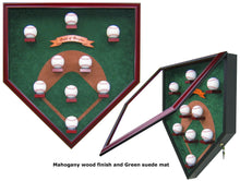 Load image into Gallery viewer, My Field of Dreams "Vintage Edition" Homeplate Shaped Display Case