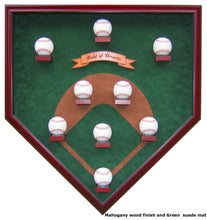 Load image into Gallery viewer, My Field of Dreams "Vintage Edition" Homeplate Shaped Display Case