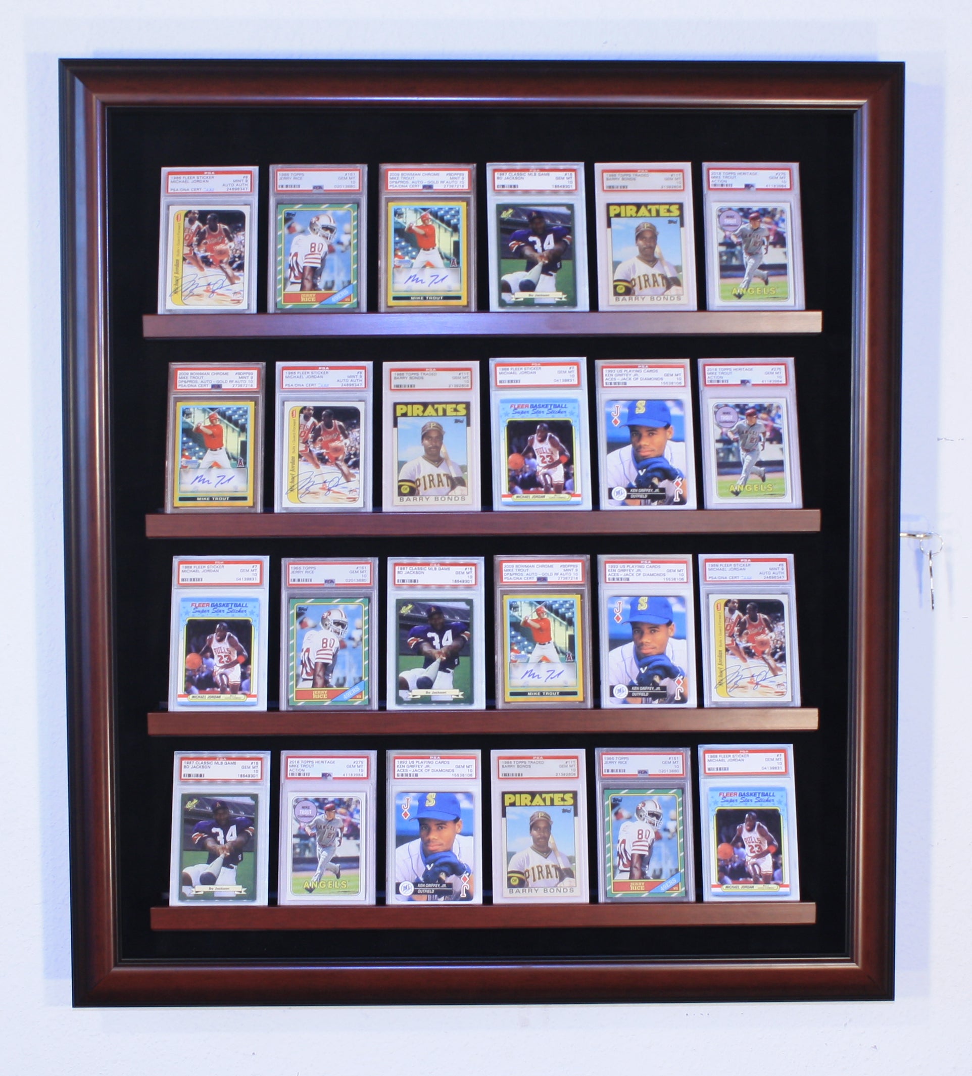 24 Graded Card Display Case Heroes on Display 24 Graded Card Display Case Heroes on Display