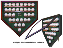 Load image into Gallery viewer, 3000 Hit Club Baseball Homeplate Shaped Display Case
