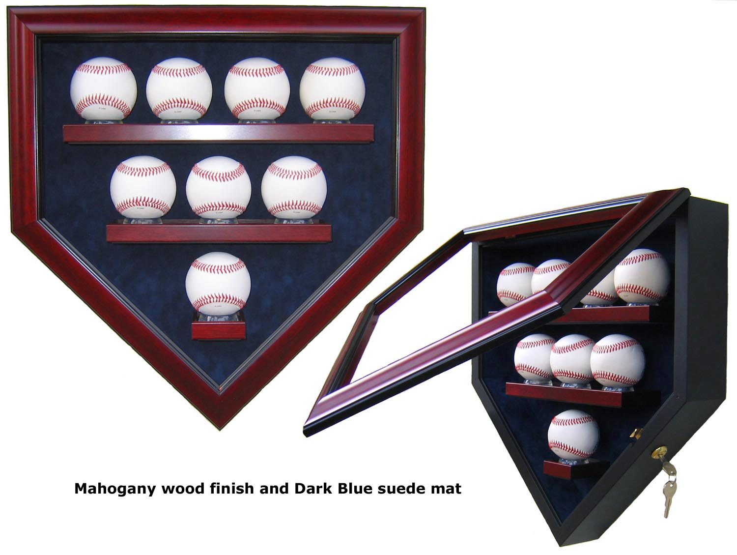 500 Home Run Club Baseball Homeplate Shaped Display Case – Heroes on Display