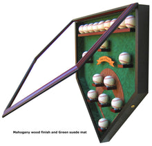 Load image into Gallery viewer, My Field of Dreams &quot;Dream Team&quot; Homeplate Shaped Display Case

