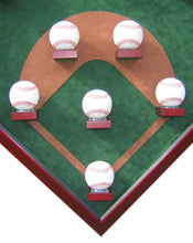 Load image into Gallery viewer, My Field of Dreams &quot;Dream Team&quot; Homeplate Shaped Display Case
