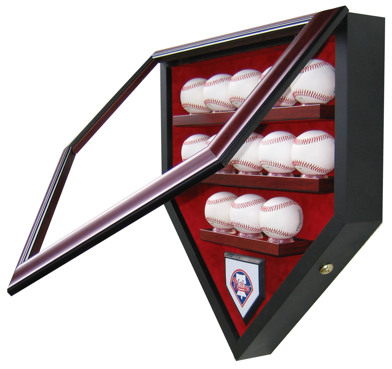 500 Home Run Club Baseball Homeplate Shaped Display Case – Heroes on Display